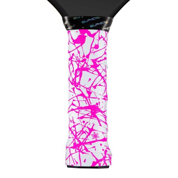Supacaz (スパカズ) ピックルボール オーバーグリップ - Super Sticky Kush - Pickleball - Splat - Neon Pink - Overgrip 3パック商品コード：66079735904型番：...