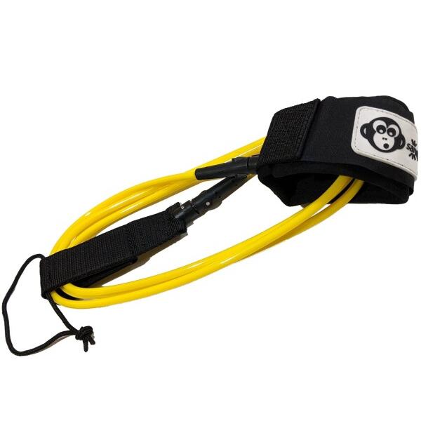 213cm リーシュコード サーフボード用 ロングボード ショートボード用 foot x 7mm 台風リーシュ 足首用 saruSURF (Yellow)商品コード：66079741437カラー：YellowsaruSURF リーシュコード...