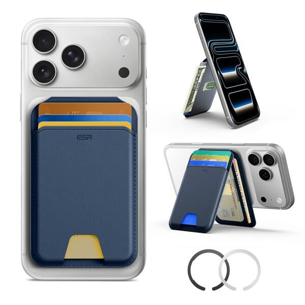 ESR 2025新登場収納量アップ MagSafe カードケース 5枚収納 RFID