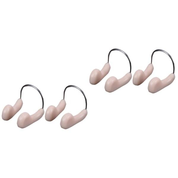 HANABASS 水泳用ノーズクリップ 4個セット Tpr素材 快適パッド付き 鼻保護クリップ 大人用 水中使用可能 水洗い対応 1.77X1.97X1.97インチ商品コード：66079747976型番：1サイズ：5*5CMx2pcsカラー...