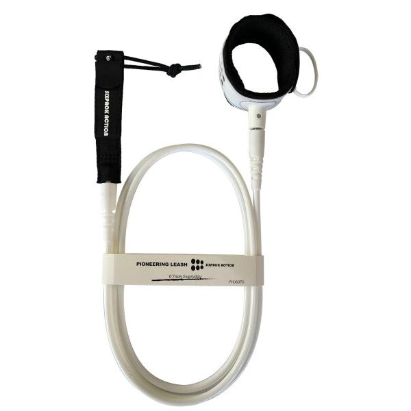 SIXPACK ACTION Pioneering 6f 7mm Pro Surf Leash, サーフボードリーシュ with 360-Degree Integral Molding CUFF Providing Maximum Dura...