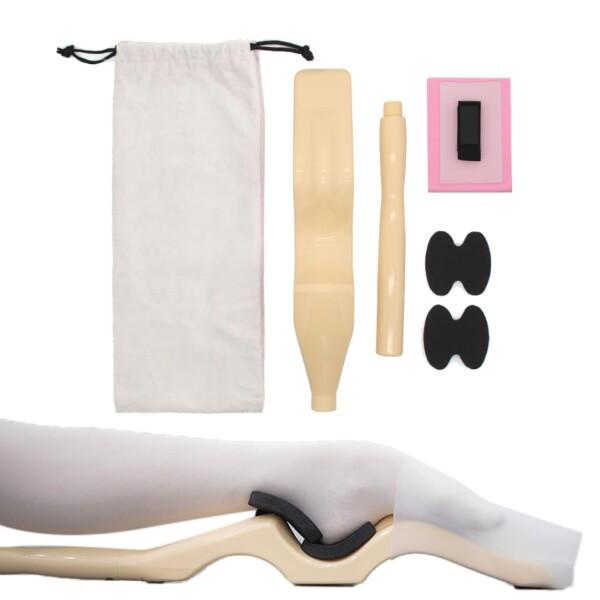 SATOMO バレエ 甲出し フットストレッチャー 柔軟性向上 スティック付き 携帯 便利 収納バッグ付き ストレッチセット (ベージュ)商品コード：66079751313カラー：ベージュ足の柔軟性を向上させる!バレエフットストレッチャーセ...