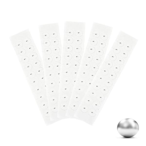 耳つぼシール チタン 透明シール チタン粒 耳つぼシール 透明 耳つぼジュエリー キット 100粒 大量 粒タイプ 金属アレルギー対応 ステンレス製 美顔 美肌 フェイスポインター 代わり (シルバー)商品コード：66079757762型番...