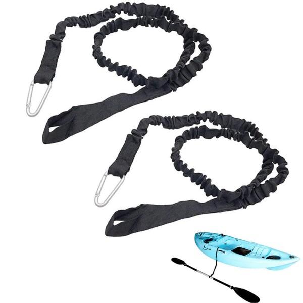 リーシュコード サーフィン 2個 リーシュコード 釣り セーフティコード 伸縮コード 最長1.5M カヤック カヌー お釣り サーフィン アウトドア用 コード商品コード：66079767594型番：EOME-JP0155カラー：ブラック高品...