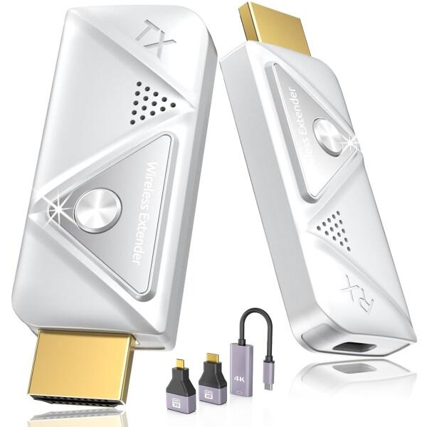 ワイヤレスHDMI送受信機 ワイヤレスHDMI 送受信機 小型 収納に便利 無線化 送受信機セット