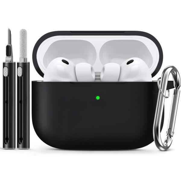 AirPods Pro3（別売ケース付き） Inesore for AirPods Pro3 ケース (2025) カラビナ & クリーニングペン
