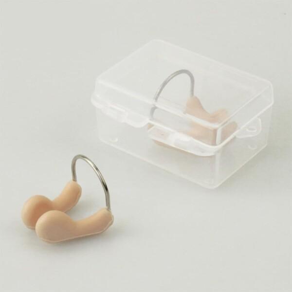 CXINCFBFUSH 防水シリコーン鼻栓 ノーズクリップ 水泳 収納ケース付き商品コード：66079779419型番：CXINCFBFUSH-020サイズ：長さ2.5cm*幅1.5cm*高さ2カラー：肉 ピンク【パッケージ内容】ノーズクリ...