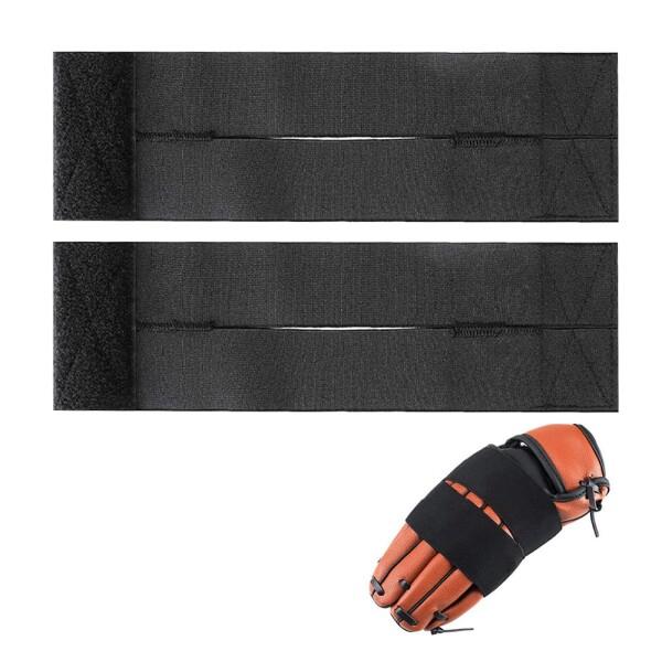 野球 グラブ保型ベルト ベルクロストラップ グローブバンド 繰り返し使用 高弾性 調整可能な締め付け ほとんどのグローブに対応 10*35CM 2個入り商品コード：66079787926カラー：黒です1. 2個セットのプロ仕様グローブストラ...