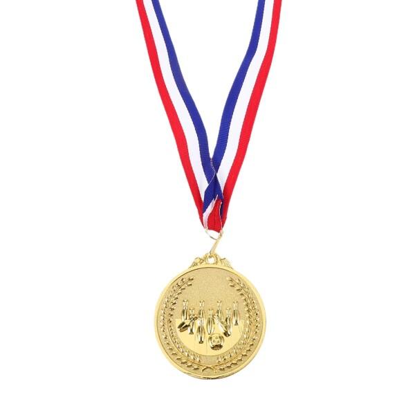 VANZACK ボウリングメダル ゴールデン 亜鉛合金製 直径2.56インチ 軽量