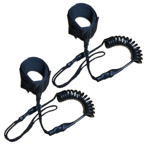 ファビュラス堂 ボディーボード リーシュ コード 2 個 セット SUP 浮き板 サーフ TPU 素材 耐摩耗 COMP コイル 足首 手首 ブラック 黒商品コード：66079919150サイズ：ブラック(黒)2個セットカラー：ブラック(黒...