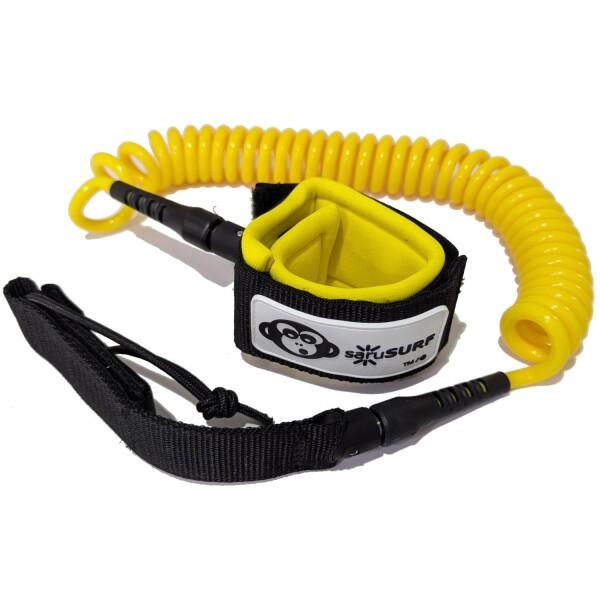 コイル リーシュコード inflatable スタンドアップパドルボード ロングボード用 airSUP SUP フォイル 用 305cm 10 foot x 7mm 足首 用 (YELLOW)商品コード：66079919155型番：SS-L...