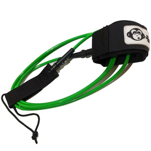 213cm リーシュコード サーフボード用 ロングボード ショートボード用 foot x 7mm 台風リーシュ 足首用 saruSURF (Green)商品コード：66079919158カラー：GreensaruSURF リーシュコード サ...