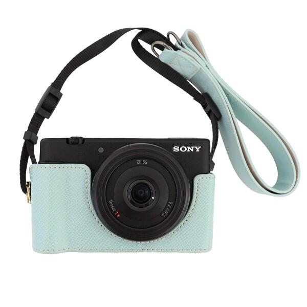 VOVMOEYA Sony ZV-1F/ZV-1M2 カメラケース、肩ストラップ付き（調整