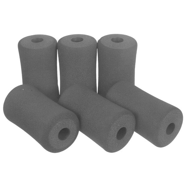 Gogogmee 6個セット レッグエクステンションマシン用スポンジパッド フットフォームパッド シットアップボード交換用フォームパッド ジムトレーニングアクセサリー 5.3X3X3インチ商品コード：66079930262型番：T5D905...