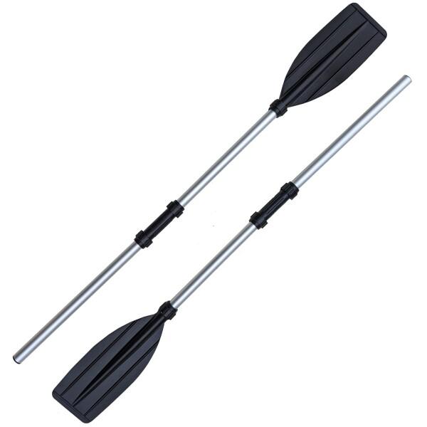 2本セット アルミ・6ピース・オール + パドル for ゴムボート カヤック カヌー ボート パドルボード (Black (128cm + 128cm))商品コード：66079930264カラー：Black (128cm + 128cm)...