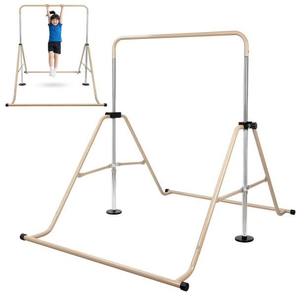 (Supaliss) 鉄棒 室内 子供 屋外 つぼう ブランコ 折り畳み式 ぶら下がり 多機能 安全ダブルロック ぶら下がり 耐荷重80kg (ベージュ)商品コード：66079931564型番：XC-008-MSカラー：ベージュ?折りたたみ...