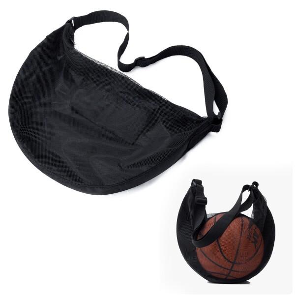 RICISUNG ボールバッグ バスケットボールバッグ 肩掛け ボールネット サッカー バスケ ボールケース サッカーポーチバッグ メッシュバッグ 斜めがけ 軽量 耐磨耗性 多機能 収納 携帯に便利 アウトドア 運動会 体育館商品コード：6...
