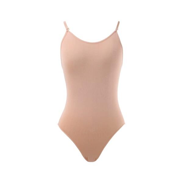 (hanairo) ボディファンデーション バレエ レオタード 子供 大人 新体操 ジュニア (M, ベージュ)商品コード：66079936669サイズ：Mカラー：ベージュ商品構成:ボディファンデーション(Mサイズ)×1枚　クリアストラップ...