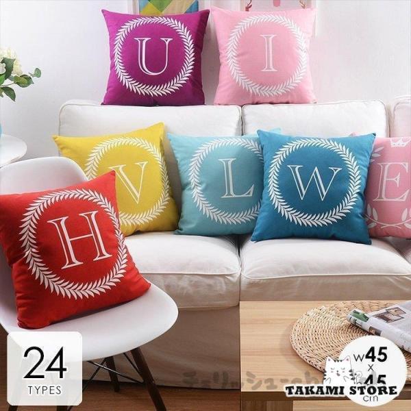クッションカバー イニシャル アルファベット S 楽天市場】イニシャル クッション カバーの通販