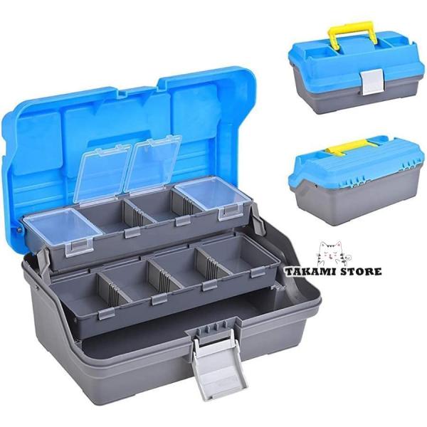 タックルボックス 収納ボックス ルアーケース 大容量 持ち運び便利