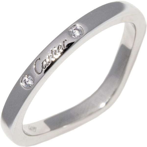 カルティエ 指輪 ウエディングリング 55 PT950 保 D9943-