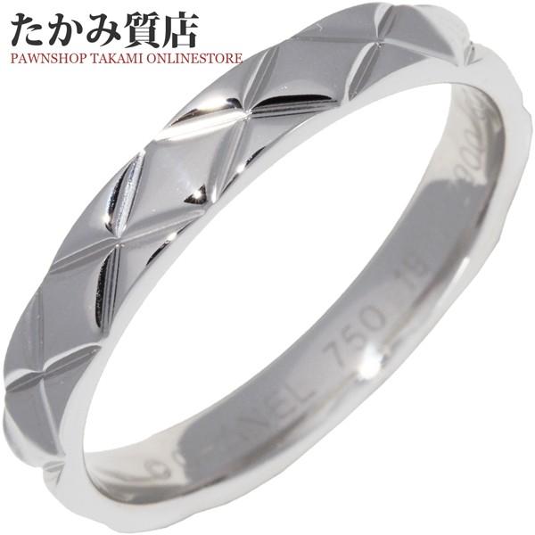 シャネル 指輪 リング メンズリング K18wg マトラッセリング ミディアムモデル 60 19号 1905148 たかみ質店 Yahoo 店 通販 Yahoo ショッピング