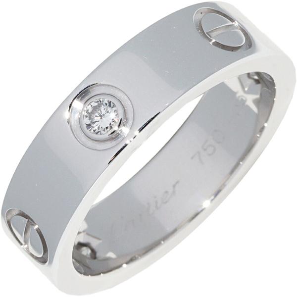 Cartier カルティエ 指輪 K18WG ダイヤ3P(0.22ct) ラブリング Cartier カルティエ 指輪 K18WG ダイヤ3P(0.22ct) ラブリング