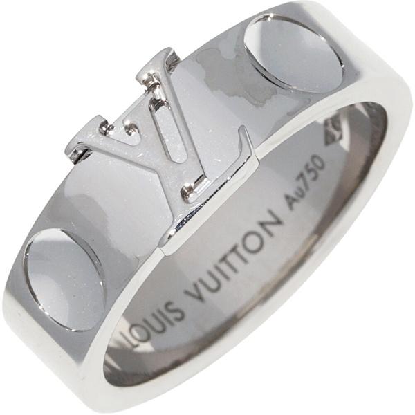 ルイヴィトン 指輪 K18WG バーグアンプラント LVリング Q9K97C 