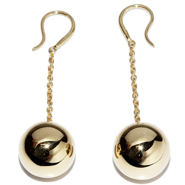 ティファニー ピアス K18YG ハードウェア ボール フックピアス 直径  