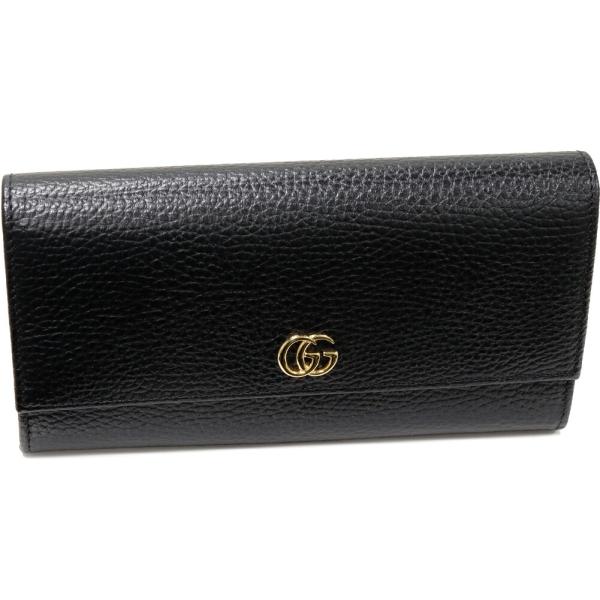 GUCCI グッチ ファスナー長財布(小銭入れあり) GGマーモント