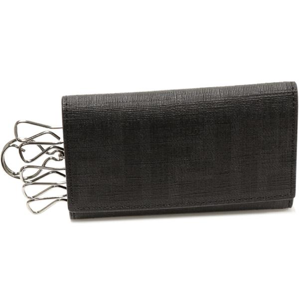 【新品未使用品】 FENDI フェンディ キーケース ダイアゴナル ズッカ 6連 新品未使用品】 FENDI フェンディ キーケース ダイアゴナル