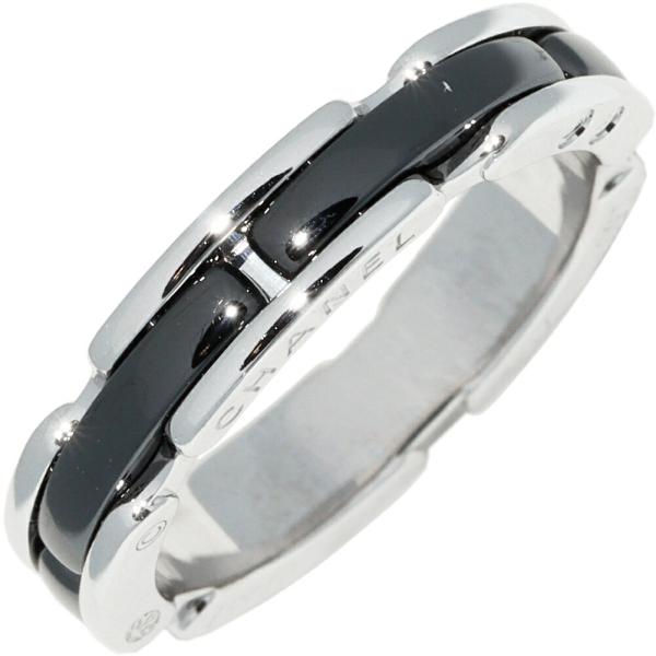 CHANEL シャネル 指輪 K18WG ブラックセラミック J12 ウルトラ CHANEL シャネル 指輪 K18WG ブラックセラミック J12 ウルトラ