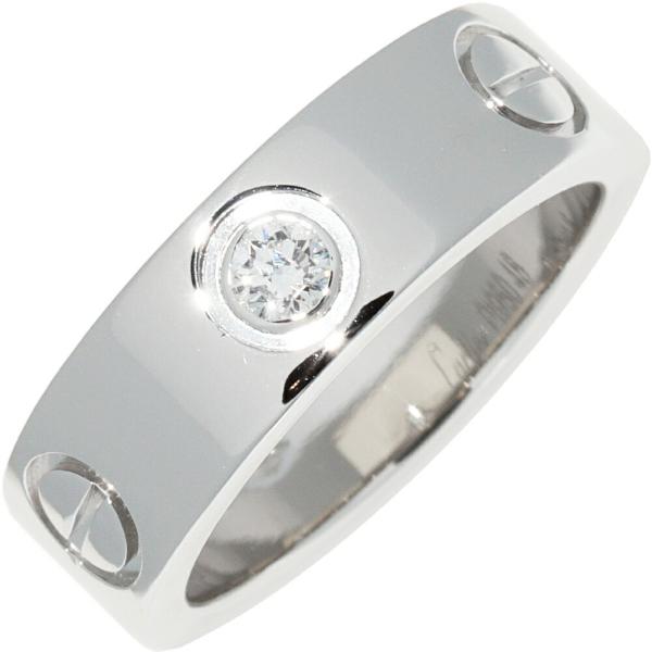 Cartier カルティエ 指輪 Pt950 ダイヤ1P(0.07ct) ラブリング