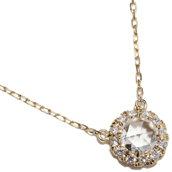 AHKAH（アーカー） ペンダントネックレス K18YG ダイヤ約0.20ct