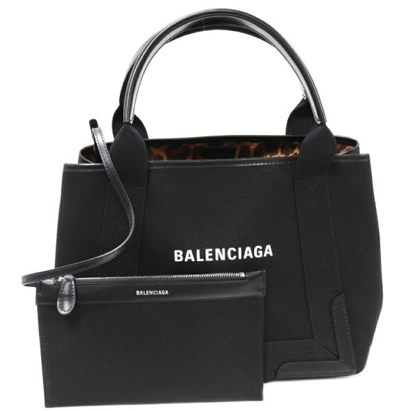 BALENCIAGA バレンシアガ トートバッグ ネイビーカバス S