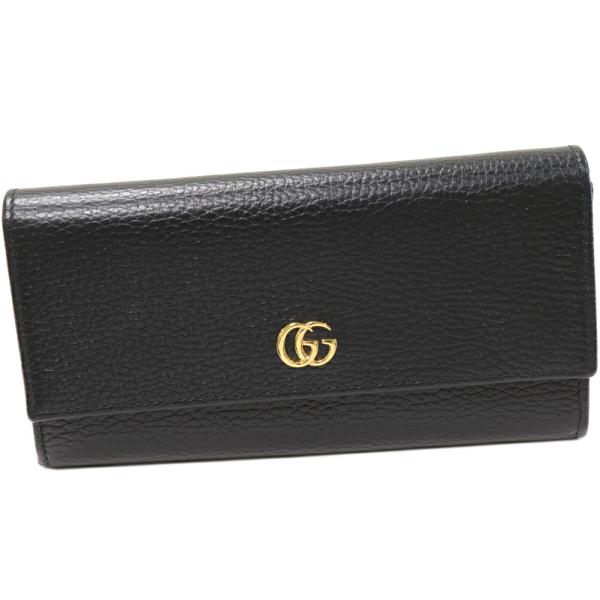 GUCCI（グッチ） ファスナー長財布(小銭入れあり) GGマーモント
