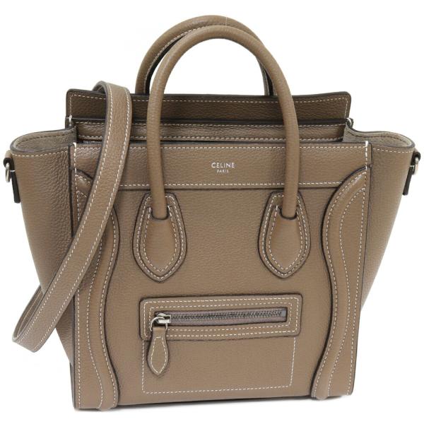 【最終値下】セリーヌ ラゲージ ナノ ドラムドカーフ 2way ハンドバッグ CELINE】特別セール！ラゲージ ナノ ドラムカーフ 多色展開
