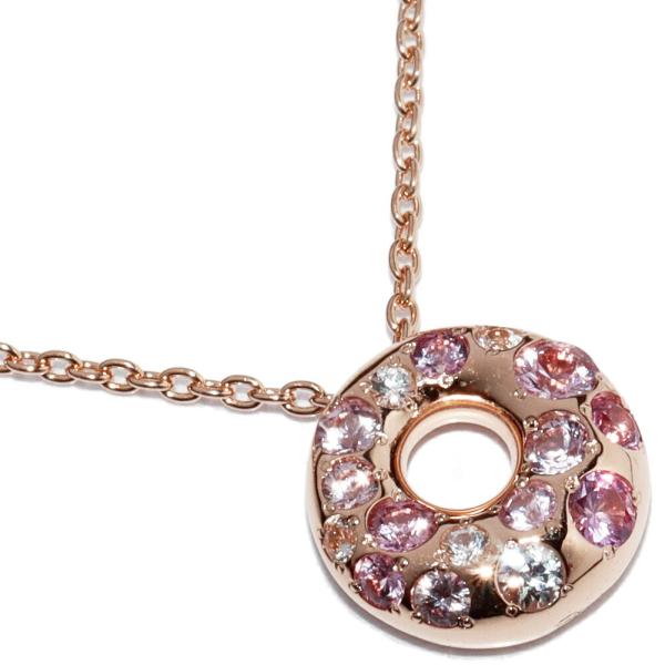 スタージュエリー ペンダントネックレス K18PG ピンクサファイア