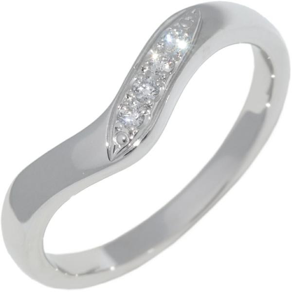 MIKIMOTO ミキモト 指輪 Pt950 ダイヤ0.03ct ブライダルリング