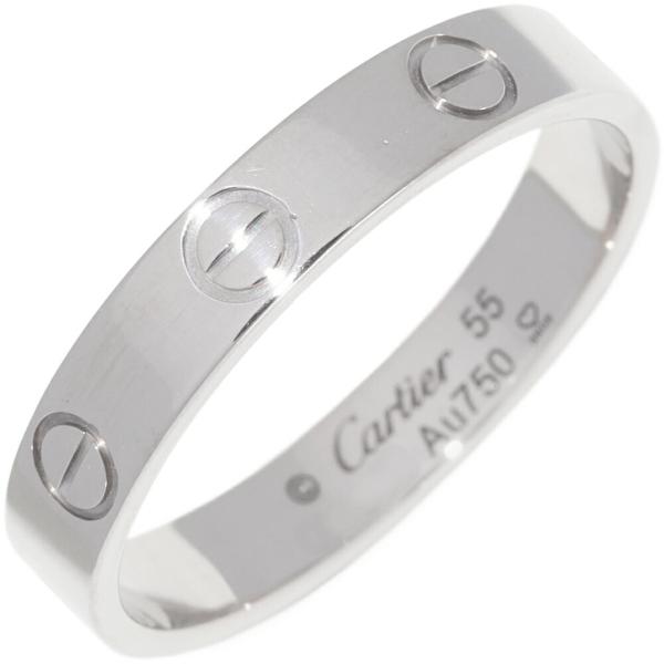 Cartier（カルティエ） 指輪 K18WG ラブリング スモールモデル