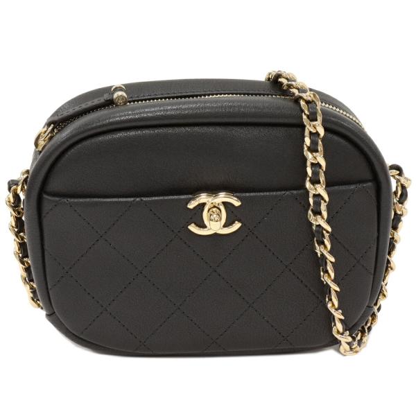 CHANEL マトラッセ チェーンショルダー カメラバッグ カーフ AS0137 takami710_2550014