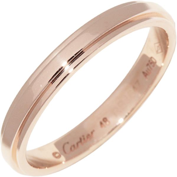 Cartier カルティエ 指輪 K18PG ダムール ウェディングリング