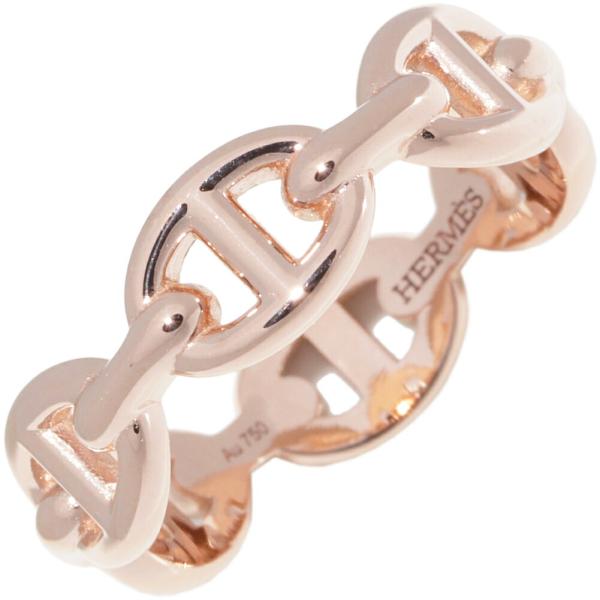 HERMES（エルメス） 指輪 K18PG シェーヌダンクル アンシェネリング PM