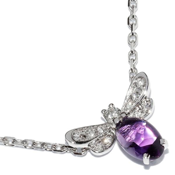 CHAUMET ショーメ ペンダントネックレス K18WG アメジスト