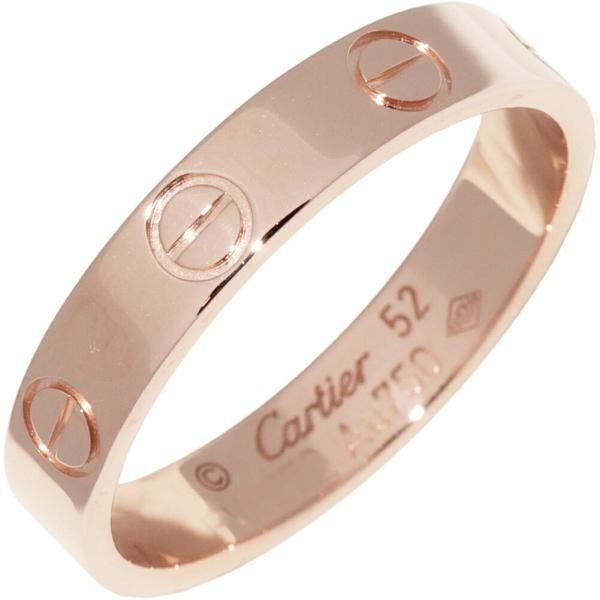 専用　美品✨Cartier ミニラブリング K18WG 48号（約8号） 正規品 CARTIER カルティエ ミニラブリング フルダイヤモンド #48