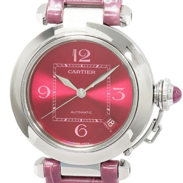 【クリスマス限定】Cartier パシャ　メリディアン カルティエ パシャC GMT [W3107C99] ピンクシェル 2004年 クリスマス