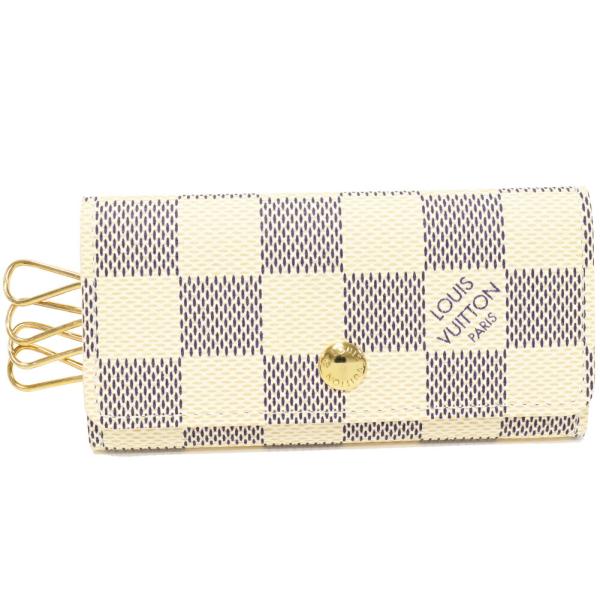 LOUIS VUITTON ルイヴィトン 4連キーケース ダミエアズール