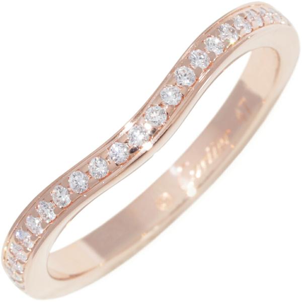 Cartier カルティエ 指輪 K18PG ダイヤ26P(0.09ct) バレリーナ カーブ