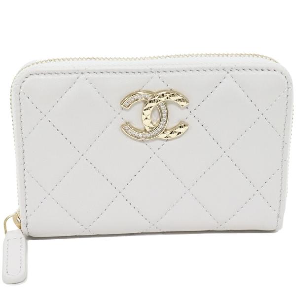 CHANEL（シャネル） コインケース マトラッセ コインパース ラムスキン