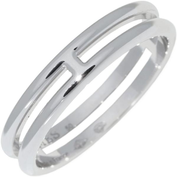 HERMES エルメス 指輪 K18WG アリアンヌリング H119834B 00050